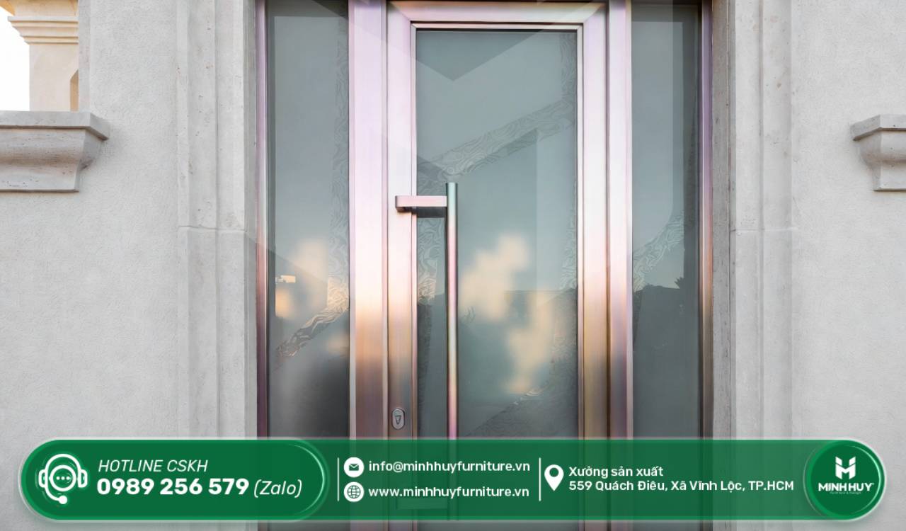gia công khung kính inox mạ PVD quận gò vấp tphcm
