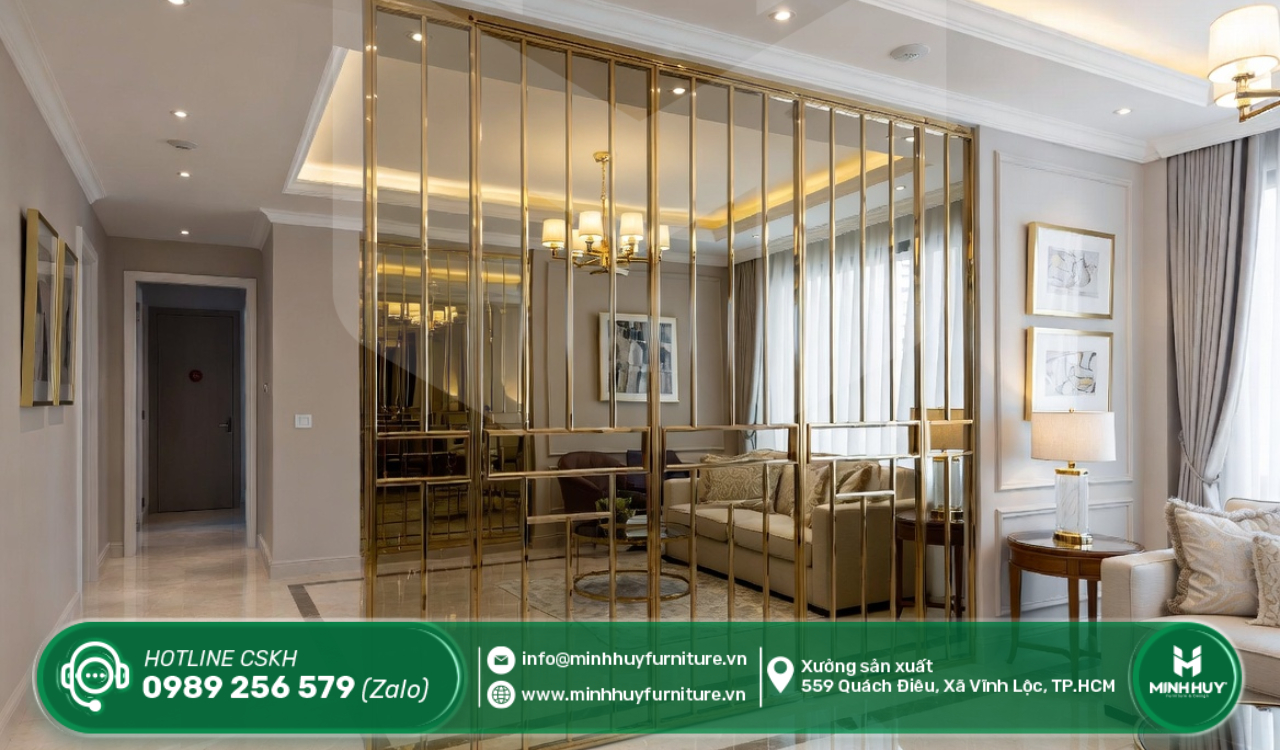 gia công khung kính inox mạ PVD quận 4 tphcm