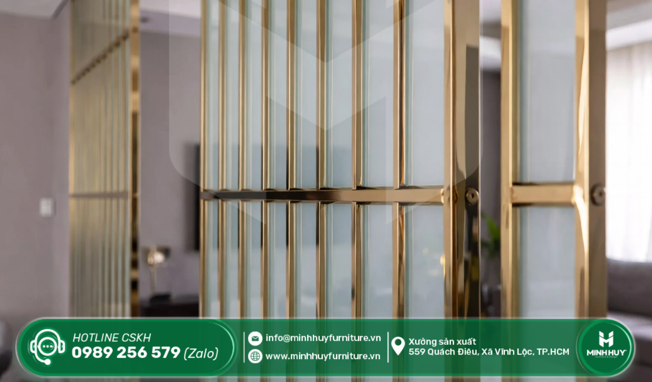 giá gia công khung kính inox mạ PVD quận tân bình tphcm