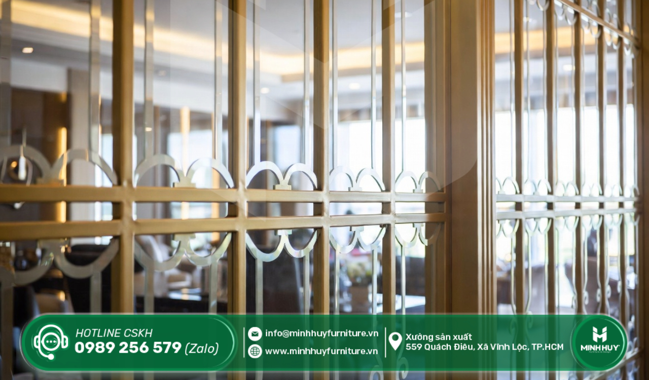 giá gia công khung kính inox mạ vàng quận 5 tphcm