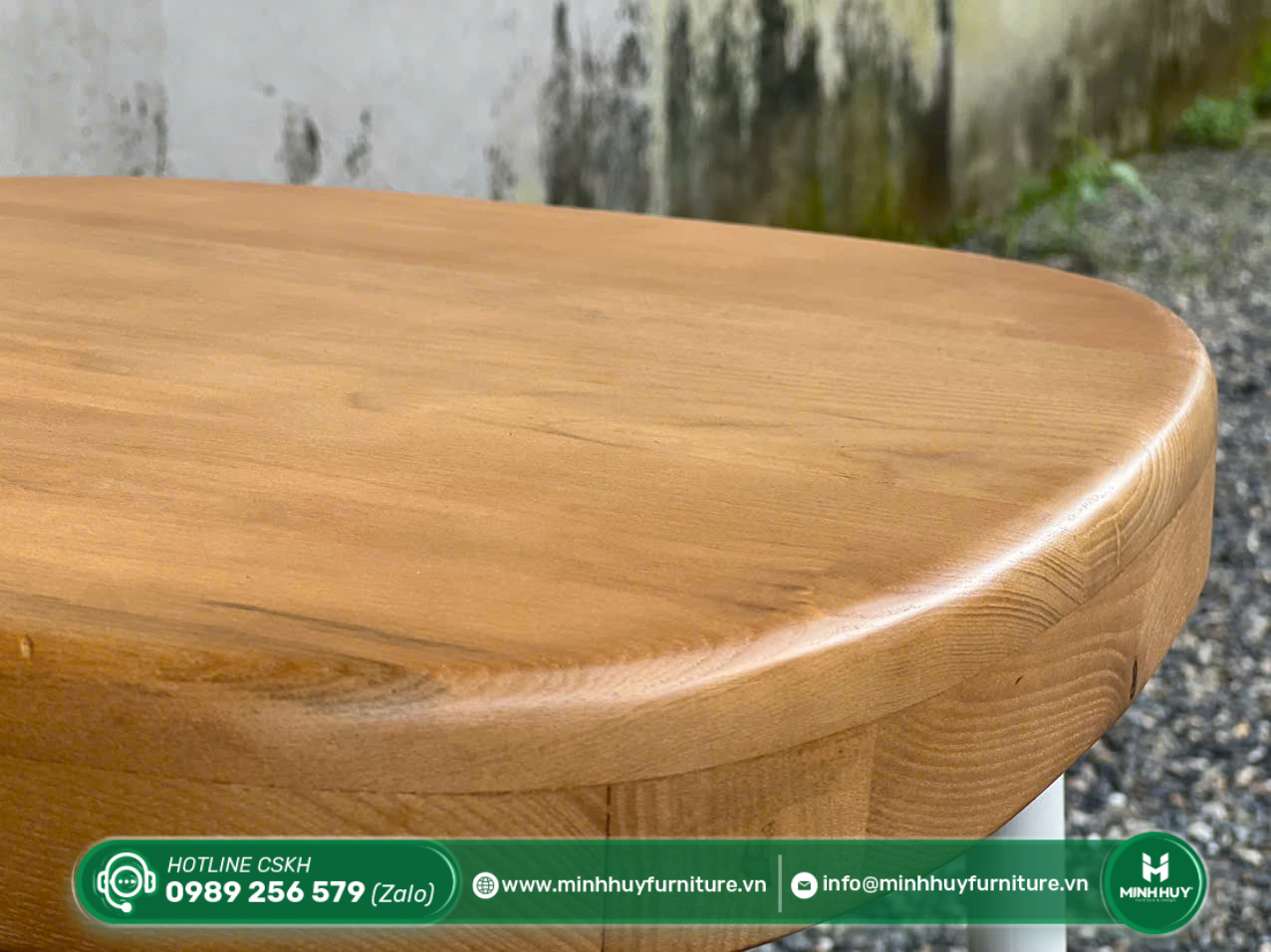 Hình ảnh thực tế mẫu Ghế Cafe Gỗ Tựa Trụ Nordic MH112