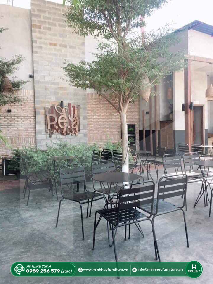 Ghế Sắt 3 Lá Không Tay MH00101