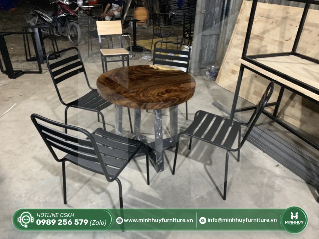 Ghế Sắt 3 Lá Không Tay MH00101