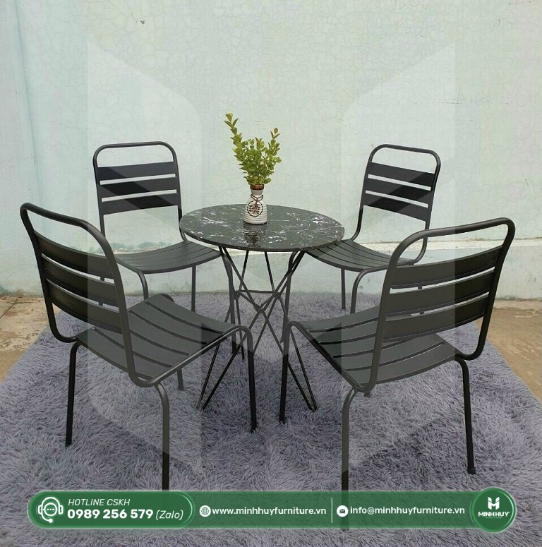 Ghế Sắt 3 Lá Không Tay MH00101