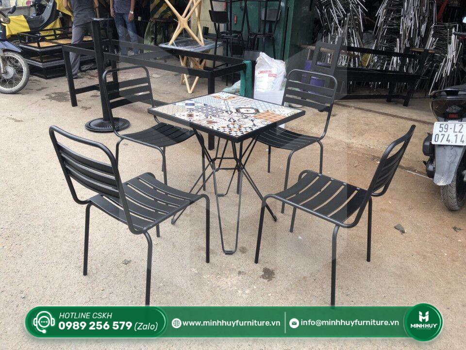 Ghế Sắt 3 Lá Không Tay MH00101
