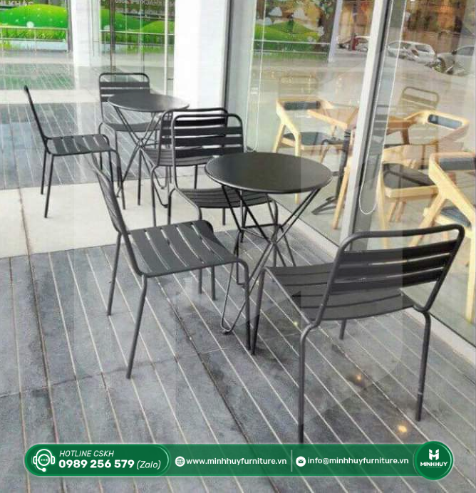 Ghế Sắt 3 Lá Không Tay MH00101