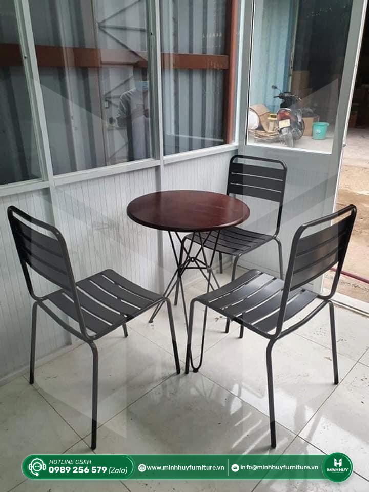 Ghế Sắt 3 Lá Không Tay MH00101