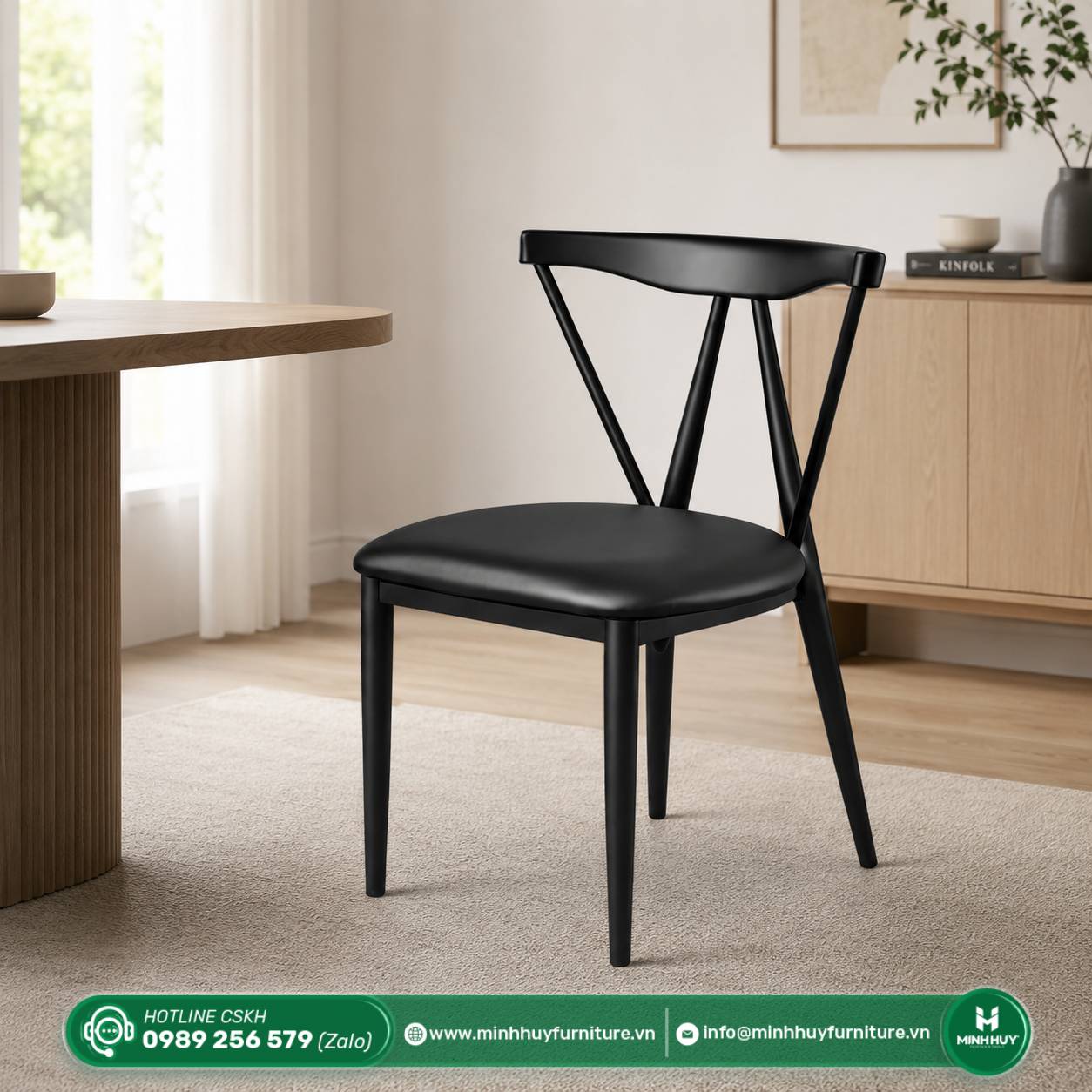 Cách vệ sinh ghế cafe bọc nệm da simili khung sắt sơn tĩnh điện MH110