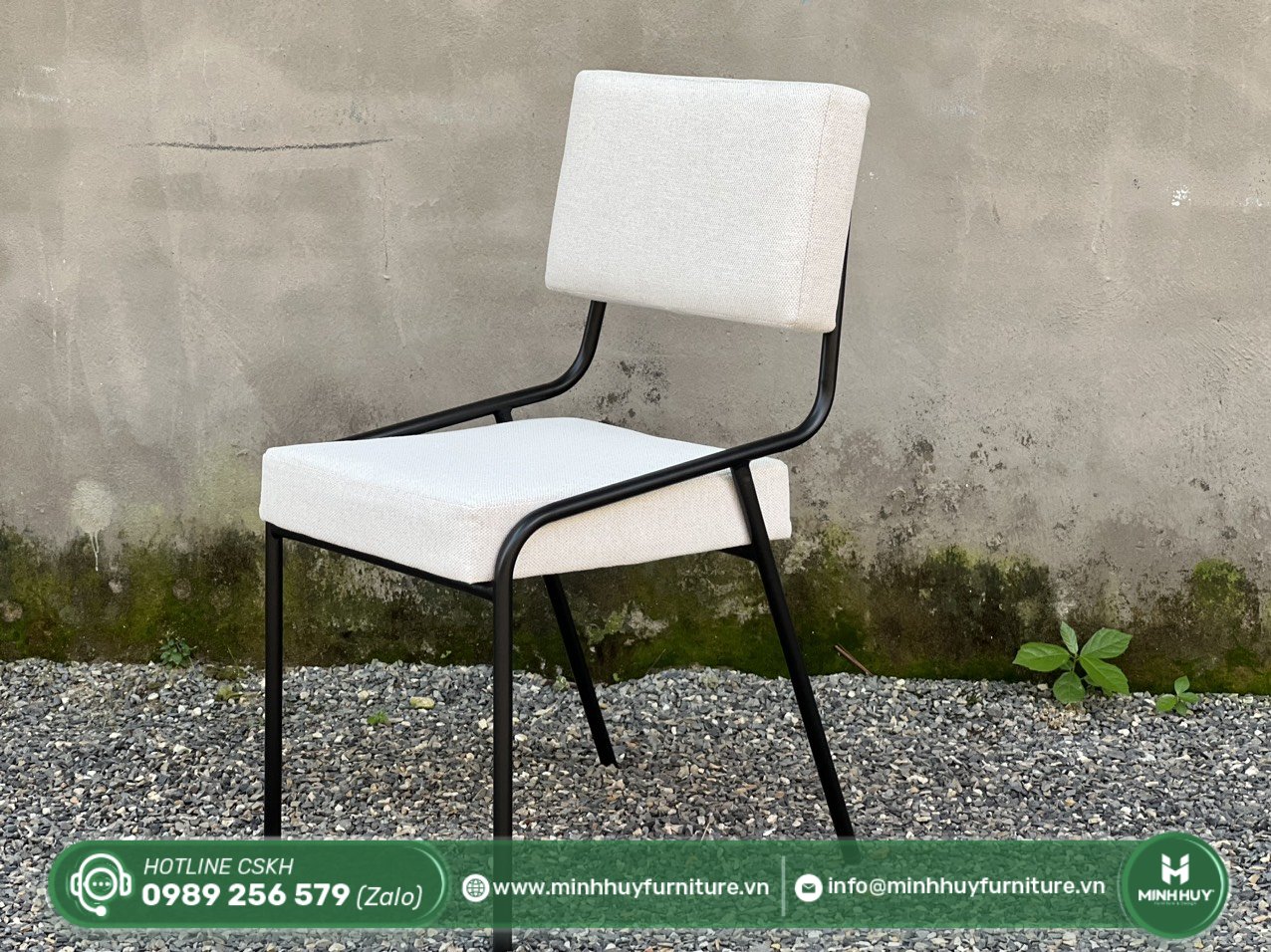 Thông số sản phẩm Ghế Bọc Vải Khung Sắt Hiện Đại MH223
