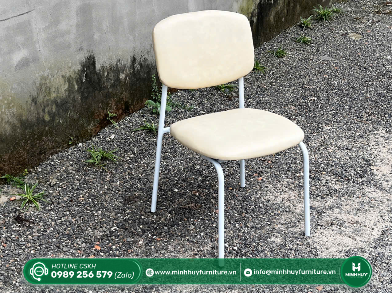 Thông số sản phẩm Ghế Cafe Bọc Nệm Chân Sắt MH119