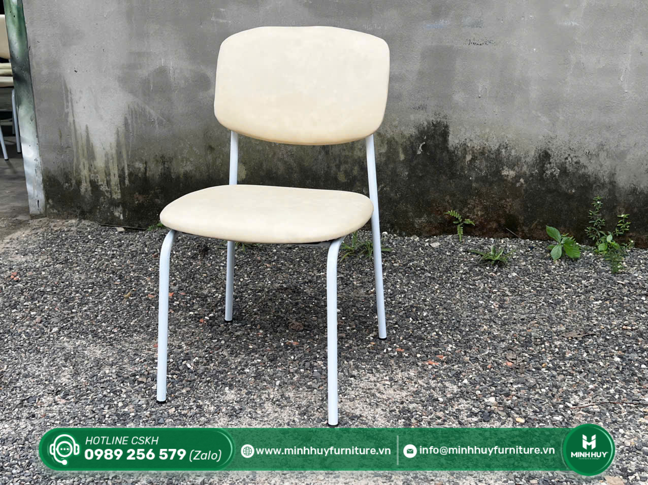 Đặc điểm sản phẩm Ghế Cafe Bọc Nệm Chân Sắt MH119