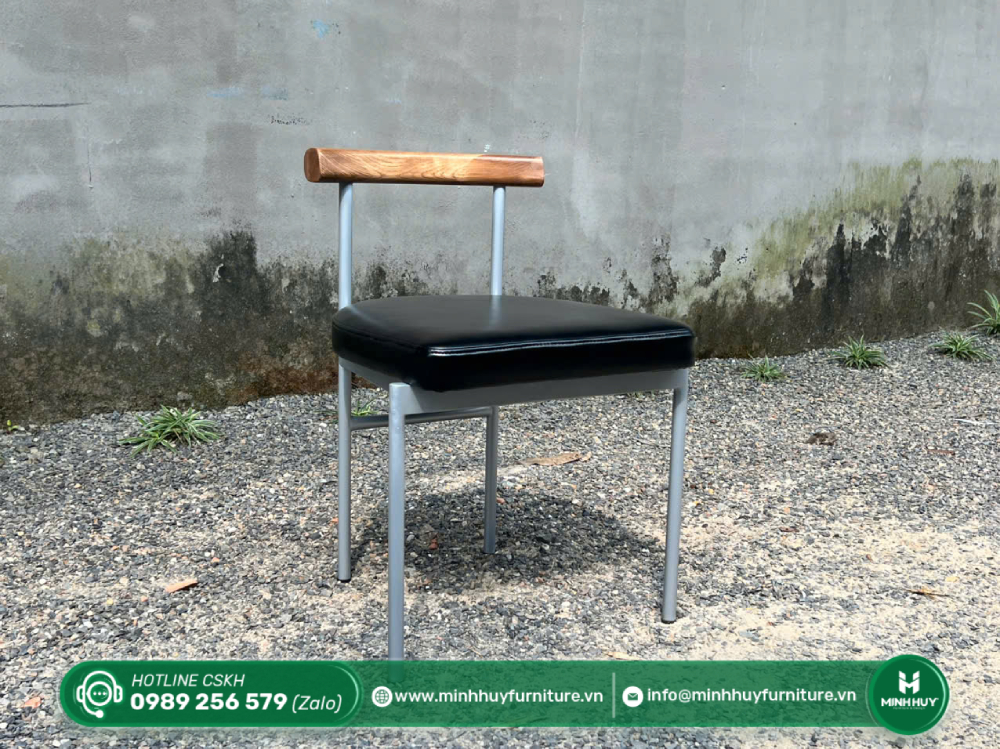 Đặc điểm sản phẩm Ghế Cafe Bọc Nệm Tựa Trụ Gỗ MH131