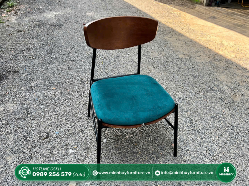 Đặc điểm sản phẩm Ghế Cafe Có Nệm Tựa Gỗ MH130