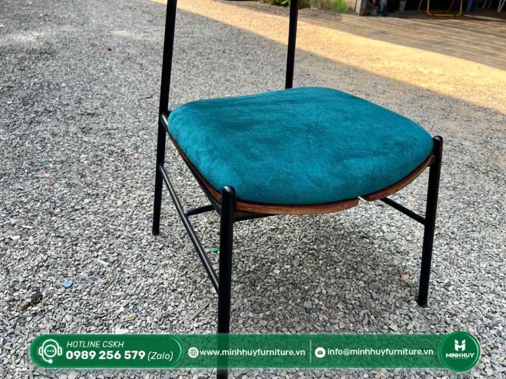 Cách vệ sinh Ghế Cafe Có Nệm Tựa Gỗ MH130