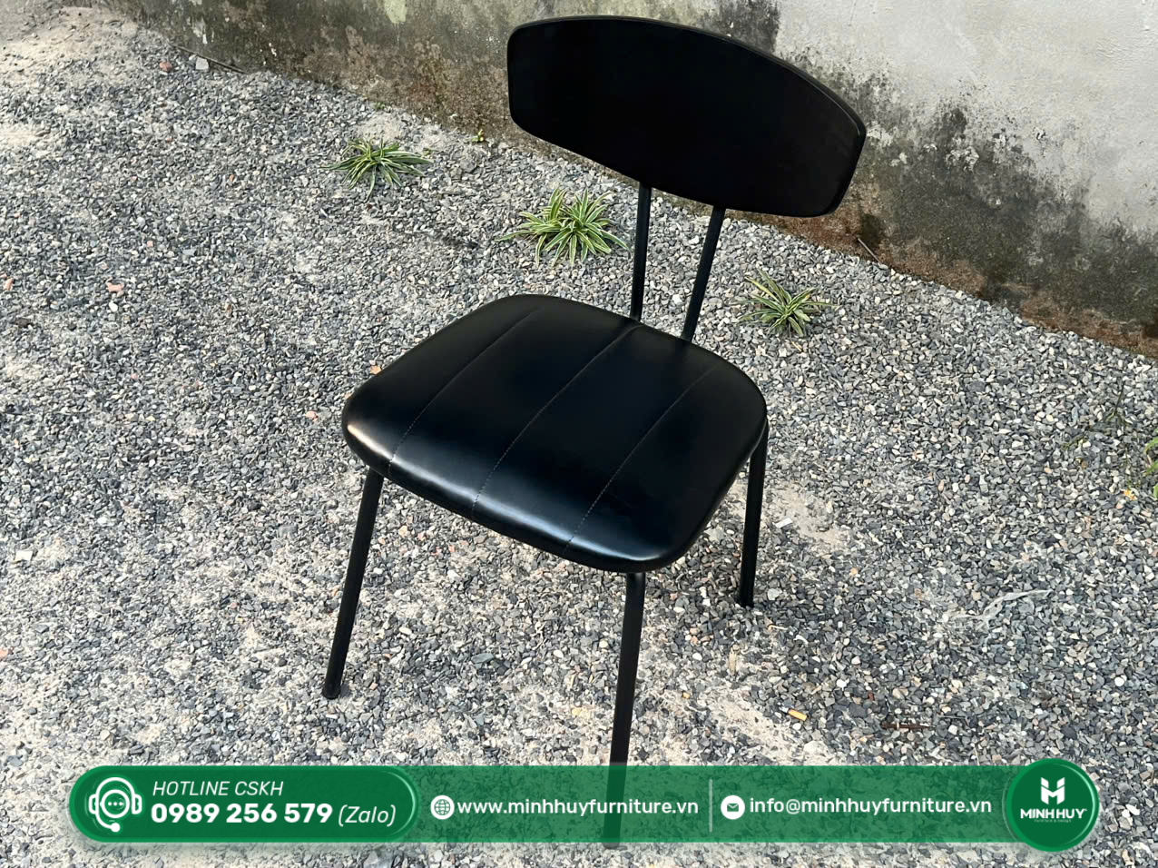 Cách vệ sinh Ghế Cafe Đệm Da Tựa Cong MH188