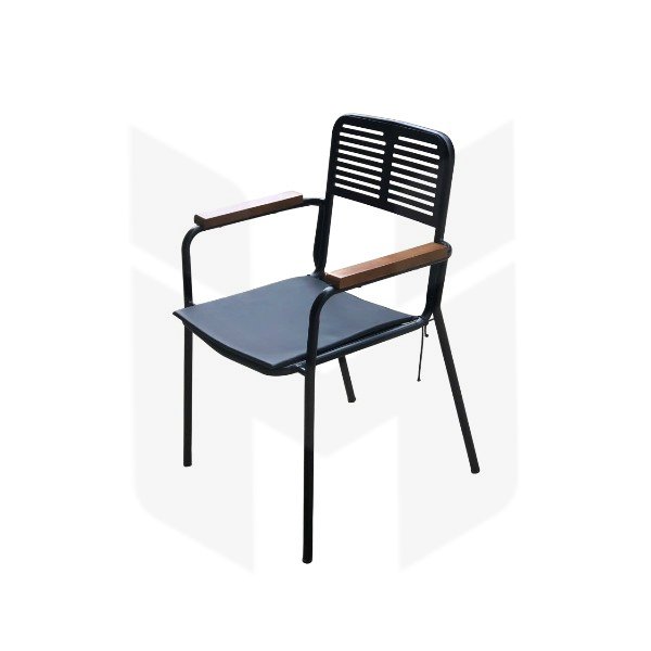 Đặc điểm sản phẩm Ghế Cafe Sắt Đen Tay Gỗ MH115