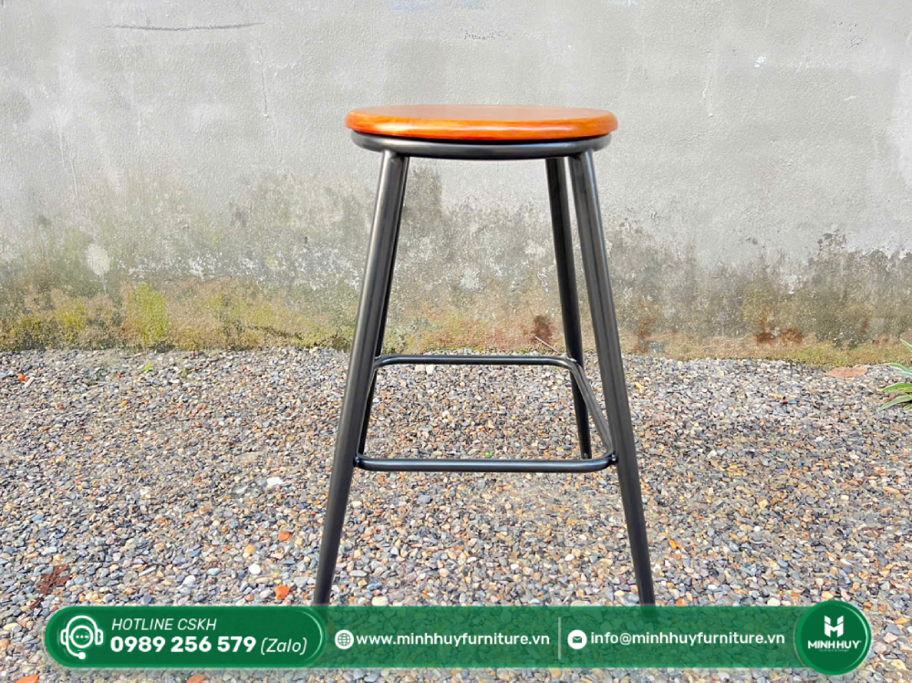 Ghế Đôn Tròn Mặt Gỗ Chân Sắt MH194 được sử dụng cho lĩnh vực nào?