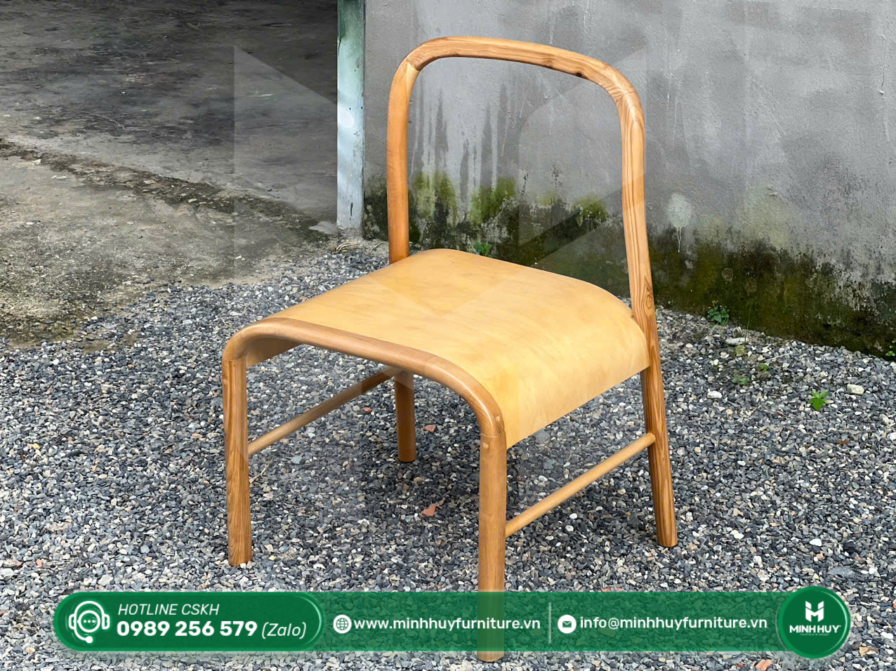 Hình ảnh thực tế mẫu Ghế Gỗ Uốn Cong MH111