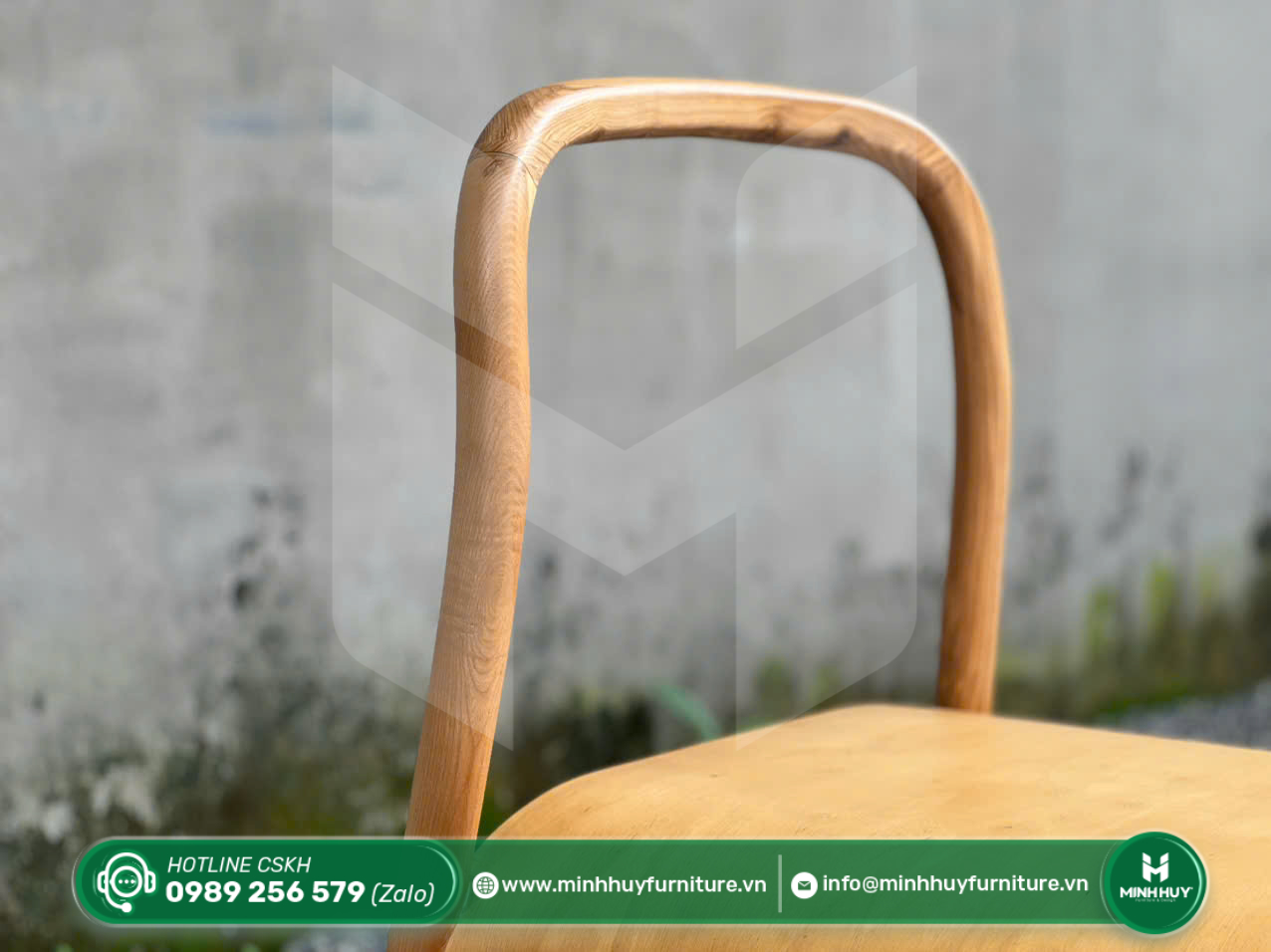 Hình ảnh thực tế mẫu Ghế Gỗ Uốn Cong MH111