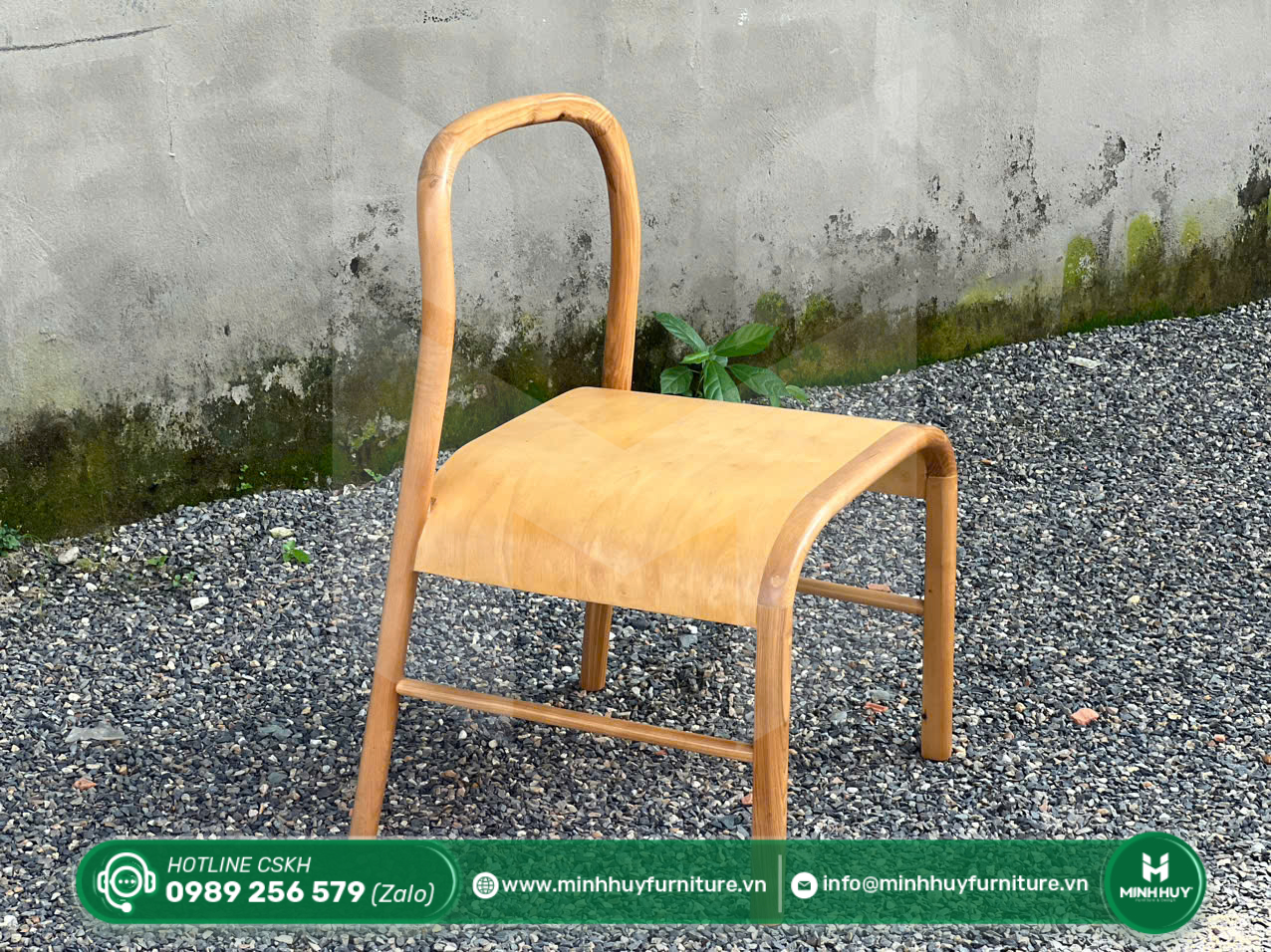 Hình ảnh thực tế mẫu Ghế Gỗ Uốn Cong MH111