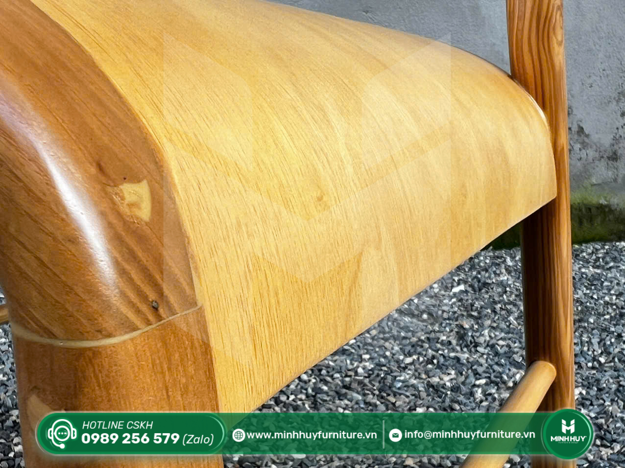 Hình ảnh thực tế mẫu Ghế Gỗ Uốn Cong MH111