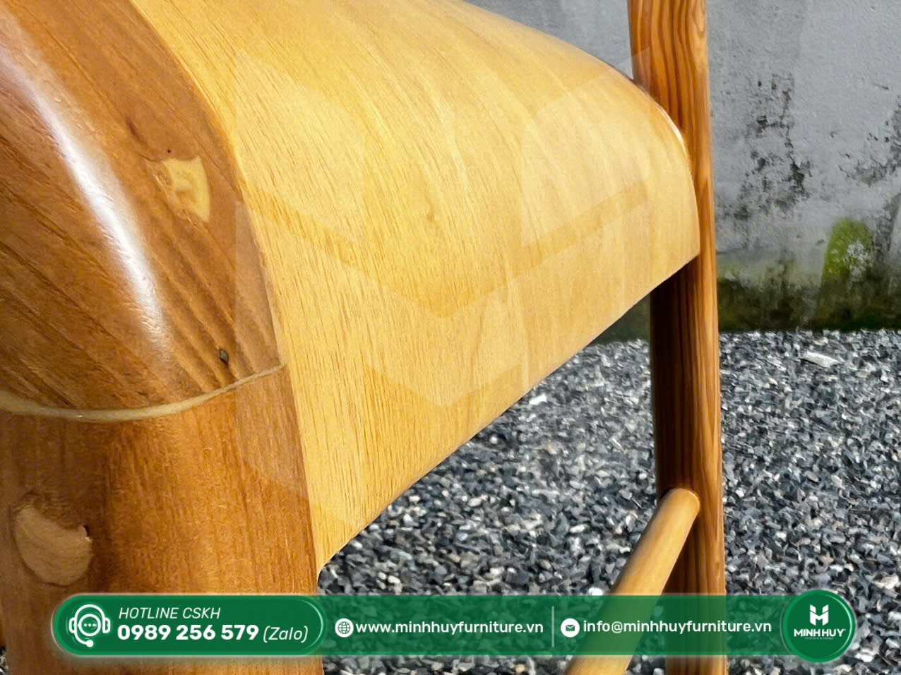 Hình ảnh thực tế mẫu Ghế Gỗ Uốn Cong MH111