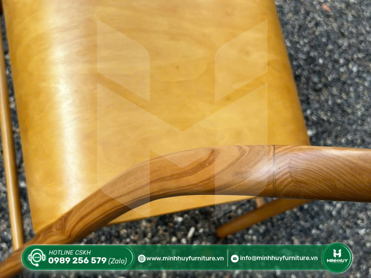 Hình ảnh thực tế mẫu Ghế Gỗ Uốn Cong MH111