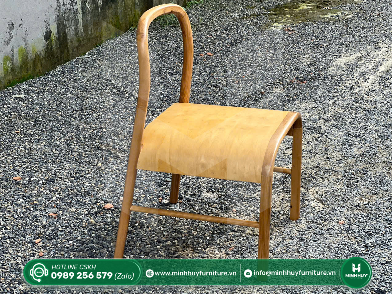 Hình ảnh thực tế mẫu Ghế Gỗ Uốn Cong MH111