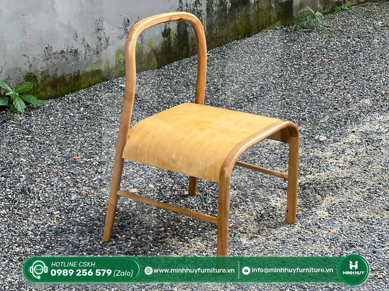 Hình ảnh thực tế mẫu Ghế Gỗ Uốn Cong MH111