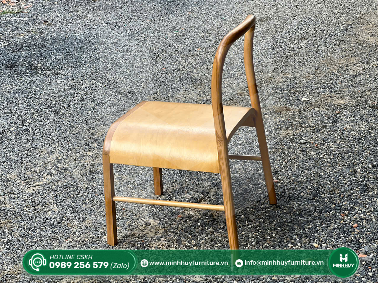 Hình ảnh thực tế mẫu Ghế Gỗ Uốn Cong MH111