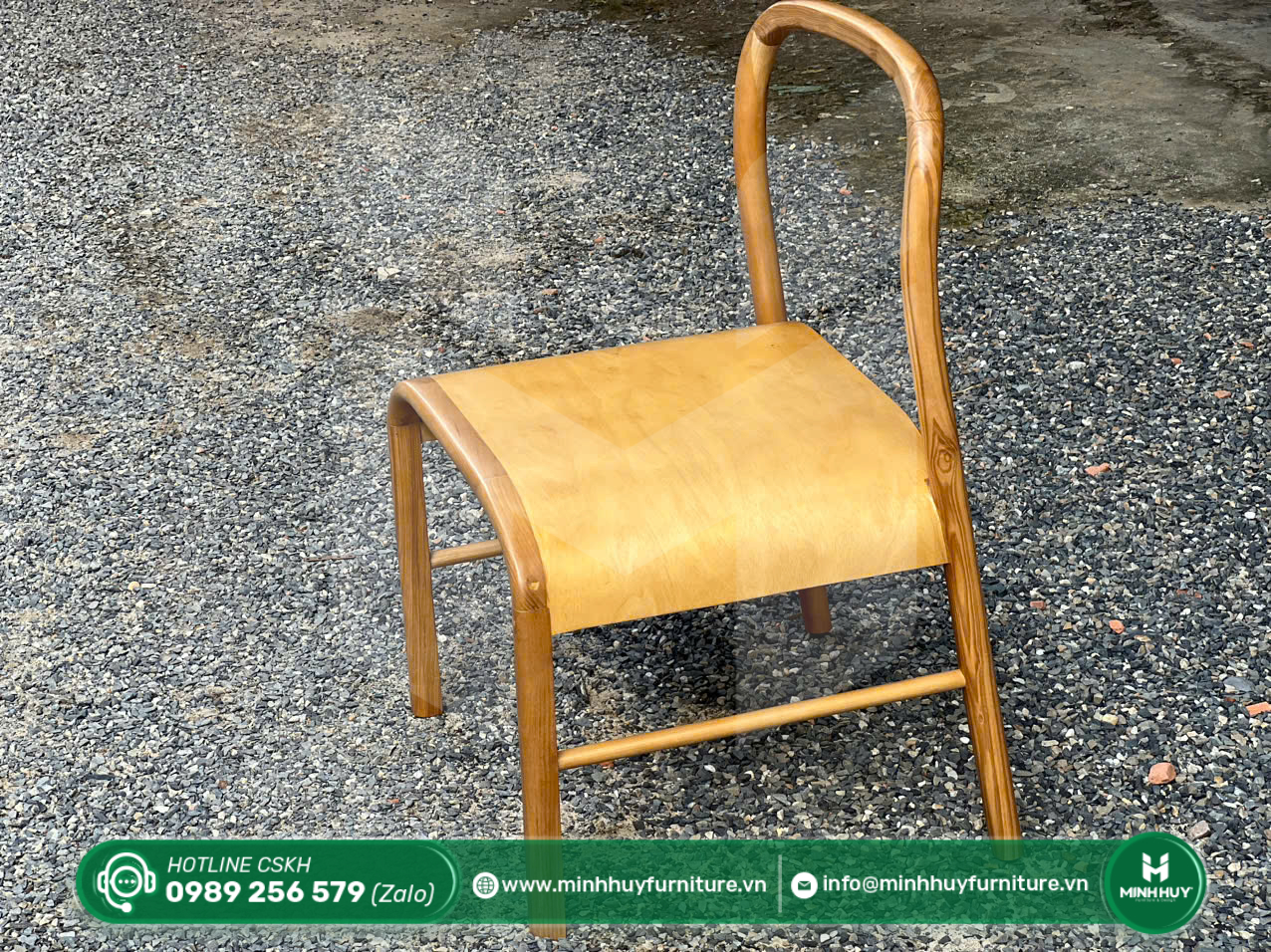 Hình ảnh thực tế mẫu Ghế Gỗ Uốn Cong MH111