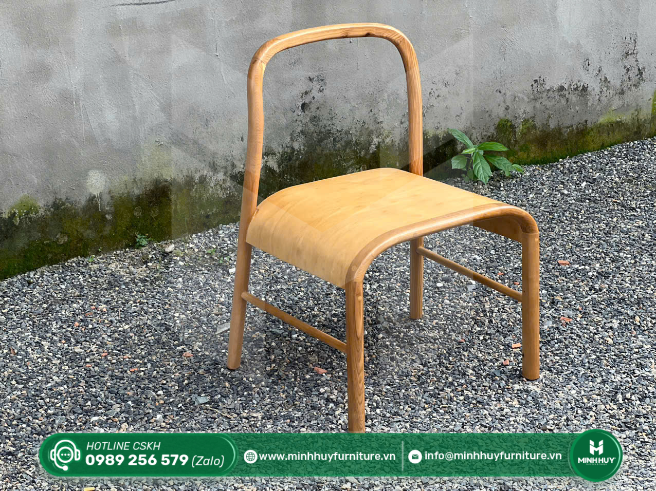 Hình ảnh thực tế mẫu Ghế Gỗ Uốn Cong MH111