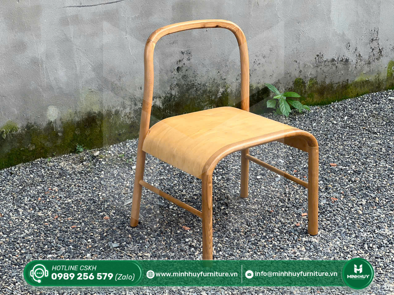 Hình ảnh thực tế mẫu Ghế Gỗ Uốn Cong MH111