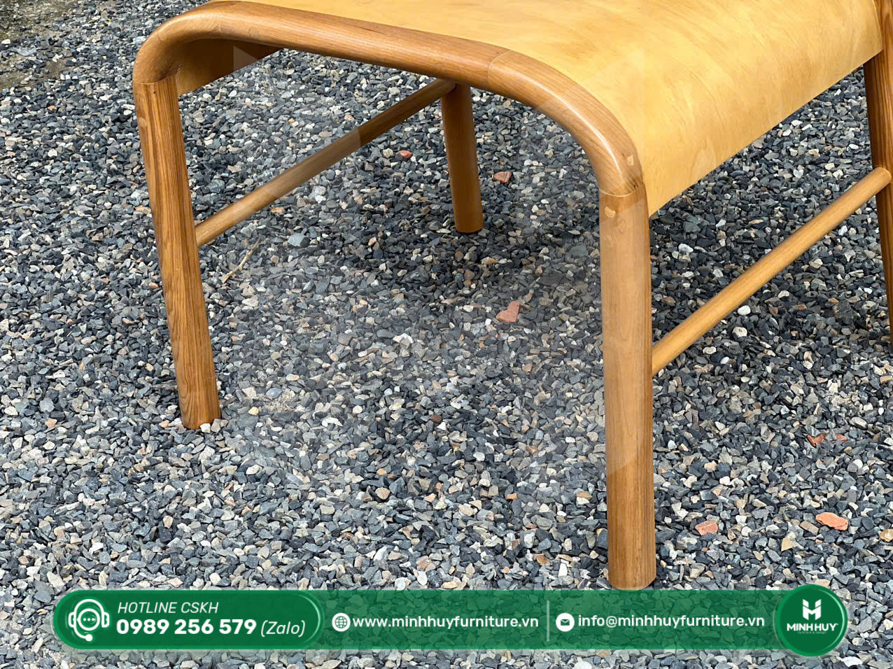 Hình ảnh thực tế mẫu Ghế Gỗ Uốn Cong MH111