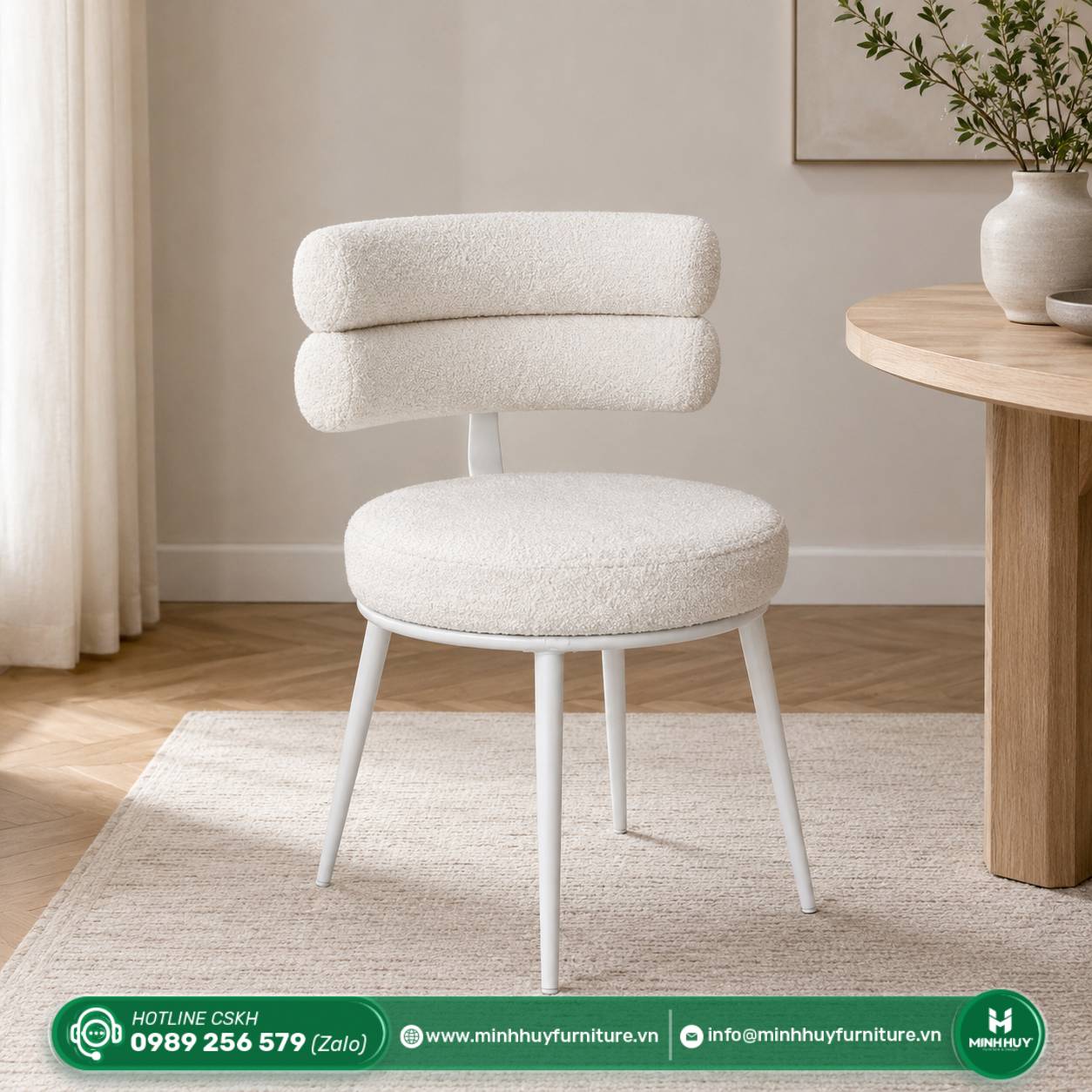 Ghế Lông Cừu Nordic MH109