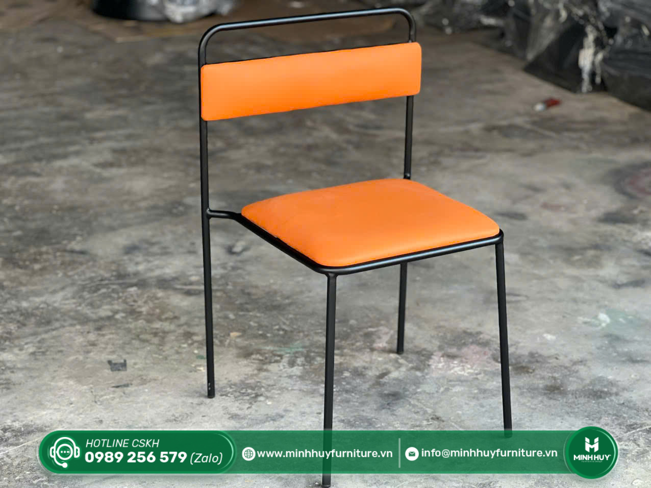 Đặc điểm sản phẩm Ghế Lưng Ngang Khung Sắt MH136