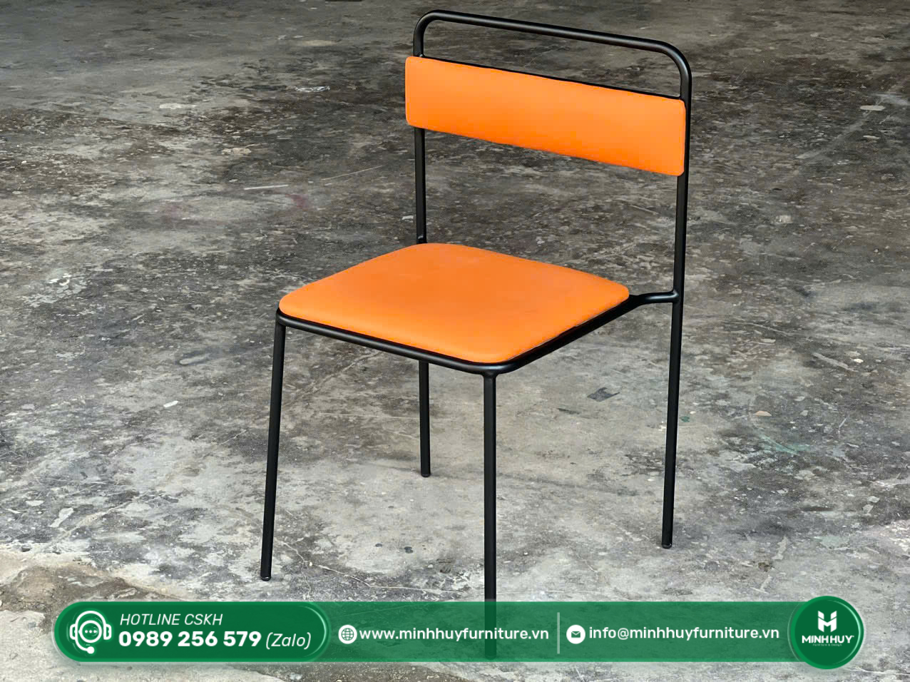 Thông số sản phẩm Ghế Lưng Ngang Khung Sắt MH136