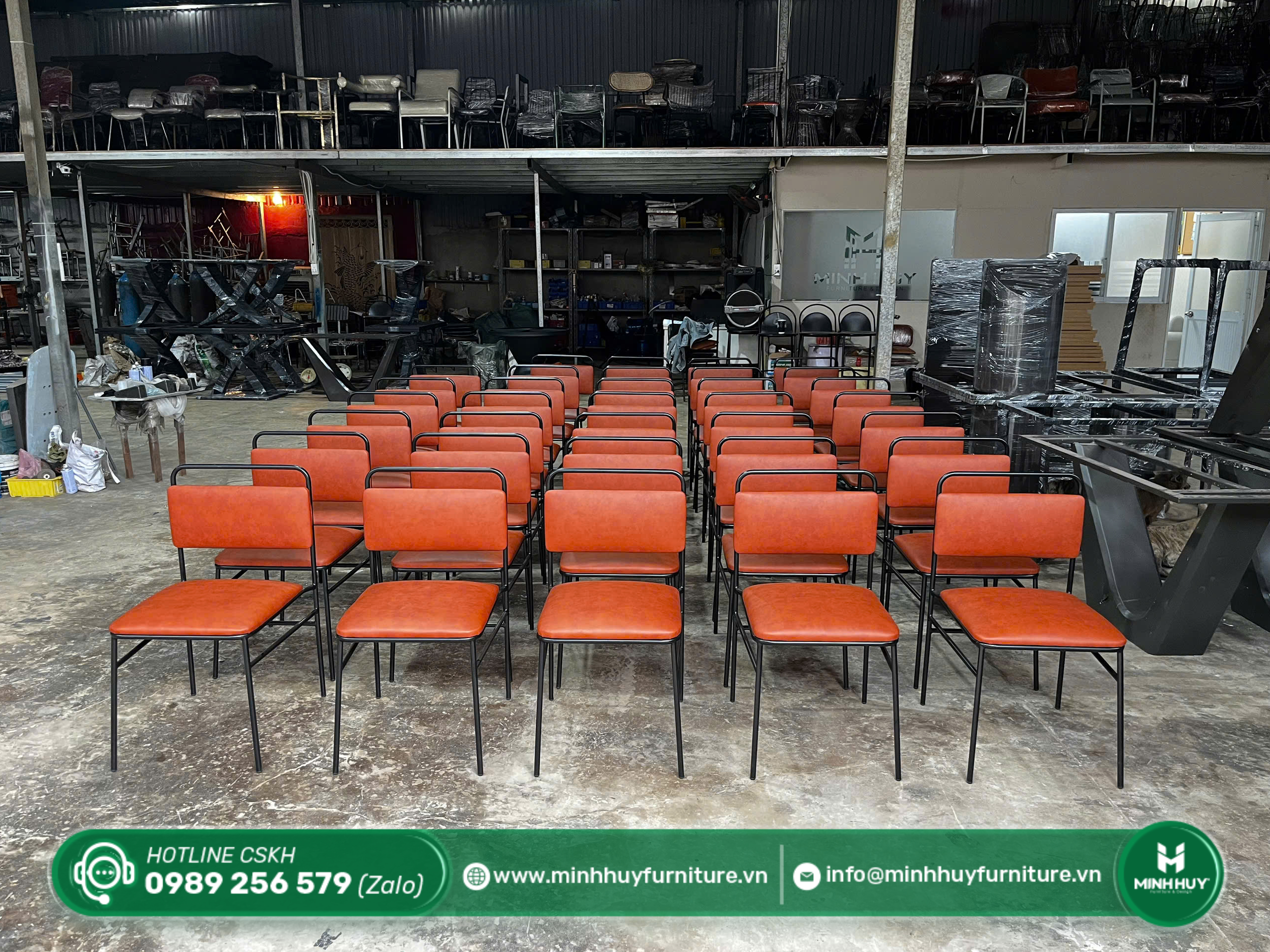Cách vệ sinh Ghế Lưng Ngang Khung Sắt MH136