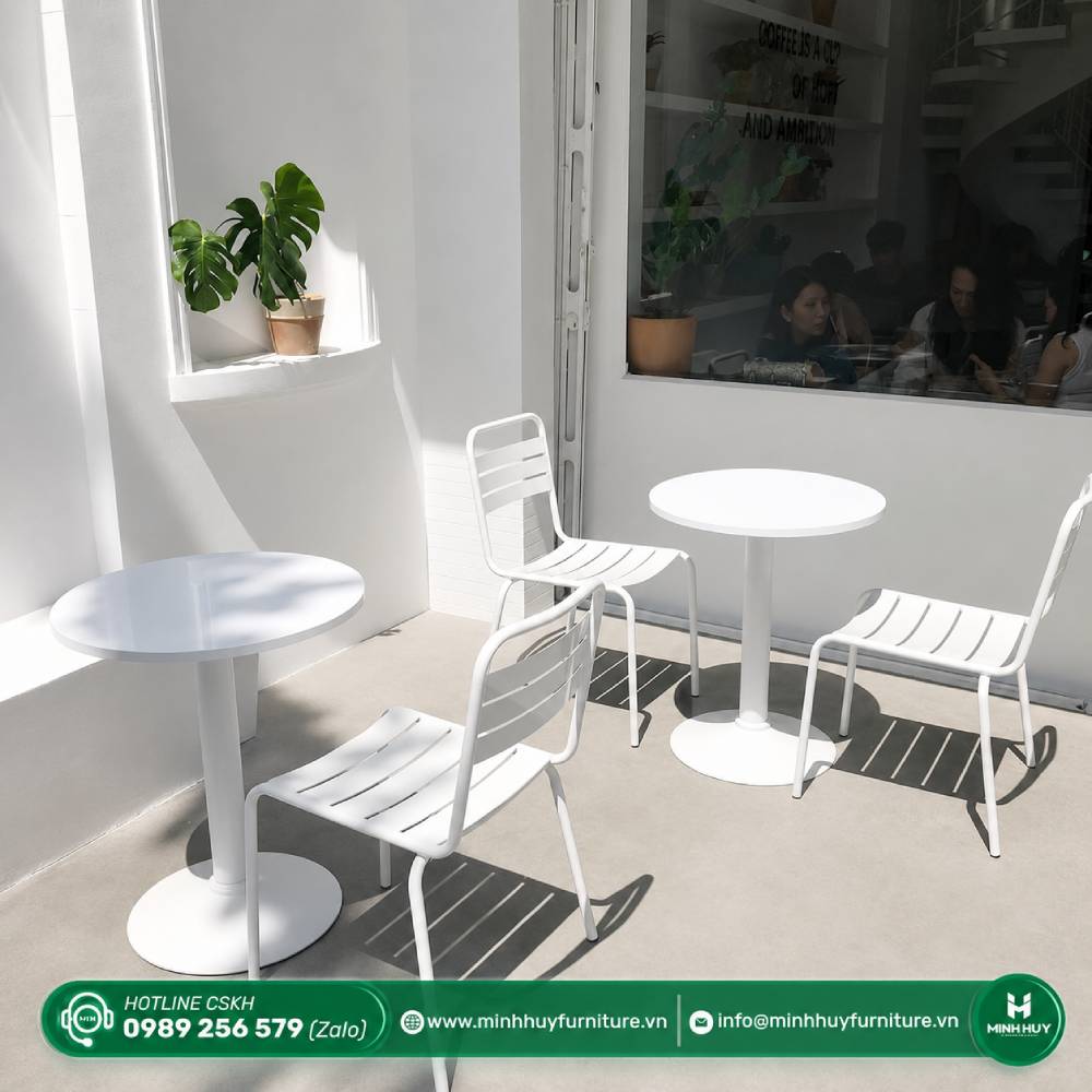 Hình ảnh thực tế Ghế Sắt 3 Lá Không Tay MH00101