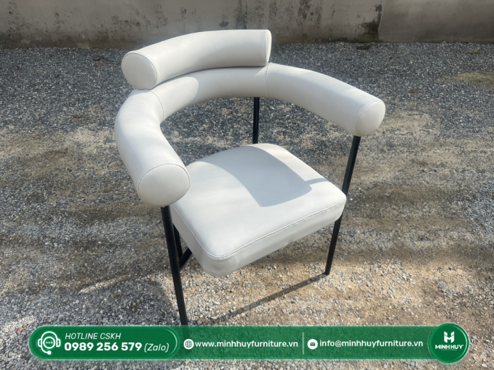 Đặc điểm sản phẩm Ghế Sắt Lưng Trụ Bo Cong MH156