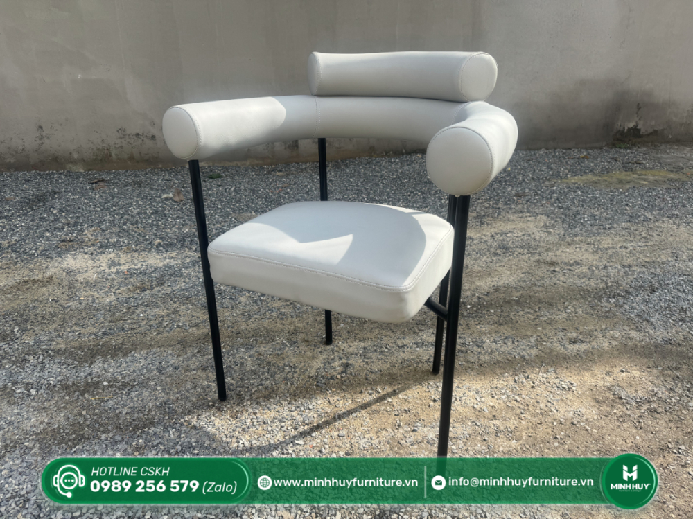 Thông số sản phẩm Ghế Sắt Lưng Trụ Bo Cong MH156