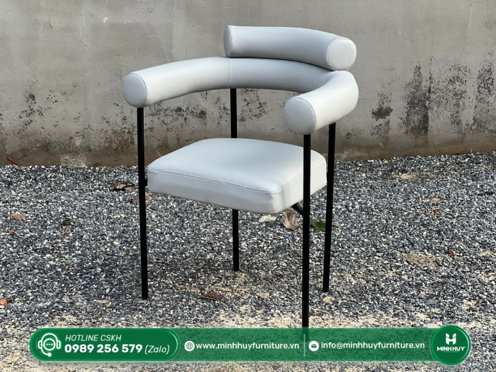 Cách vệ sinh Ghế Sắt Lưng Trụ Bo Cong MH156