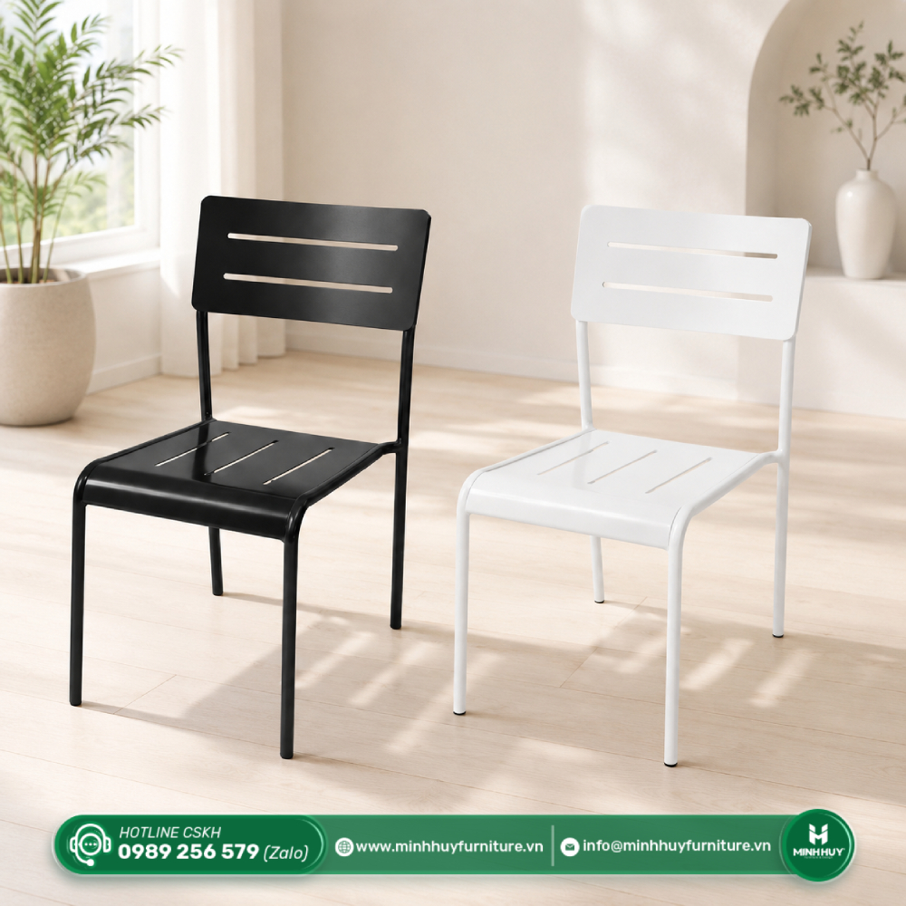 Đặc điểm sản phẩm Ghế Sắt Sơn Tĩnh Điện Ngoài Trời MH164
