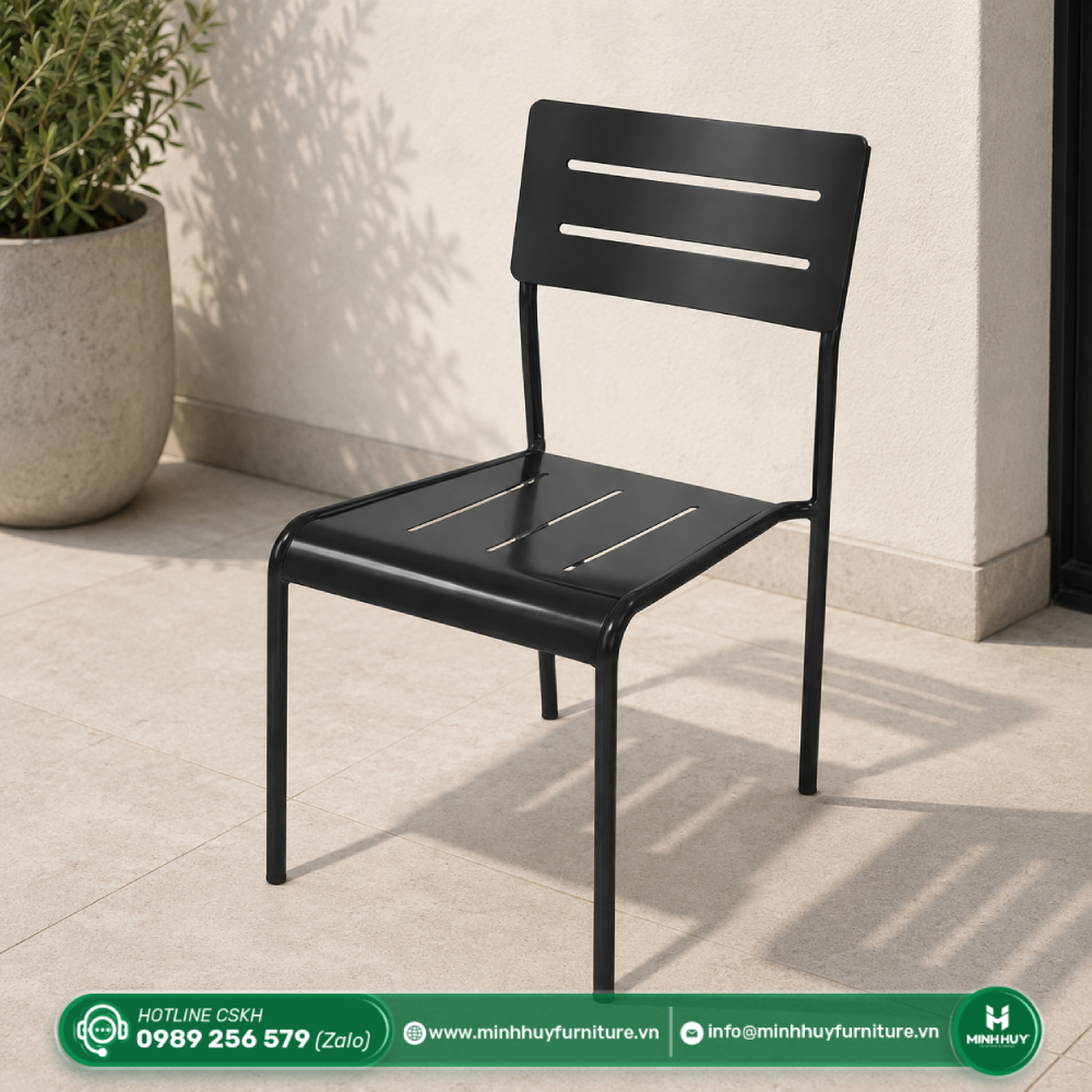 Thông số sản phẩm Ghế Sắt Sơn Tĩnh Điện Ngoài Trời MH164