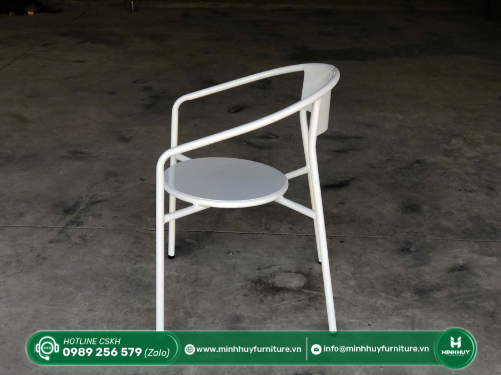 Ghế Sắt Tựa Cong Có Tay Vịn MH184 được sử dụng cho lĩnh vực nào?