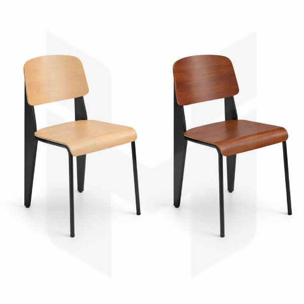 Ghế Sắt Lưng Gỗ MH106