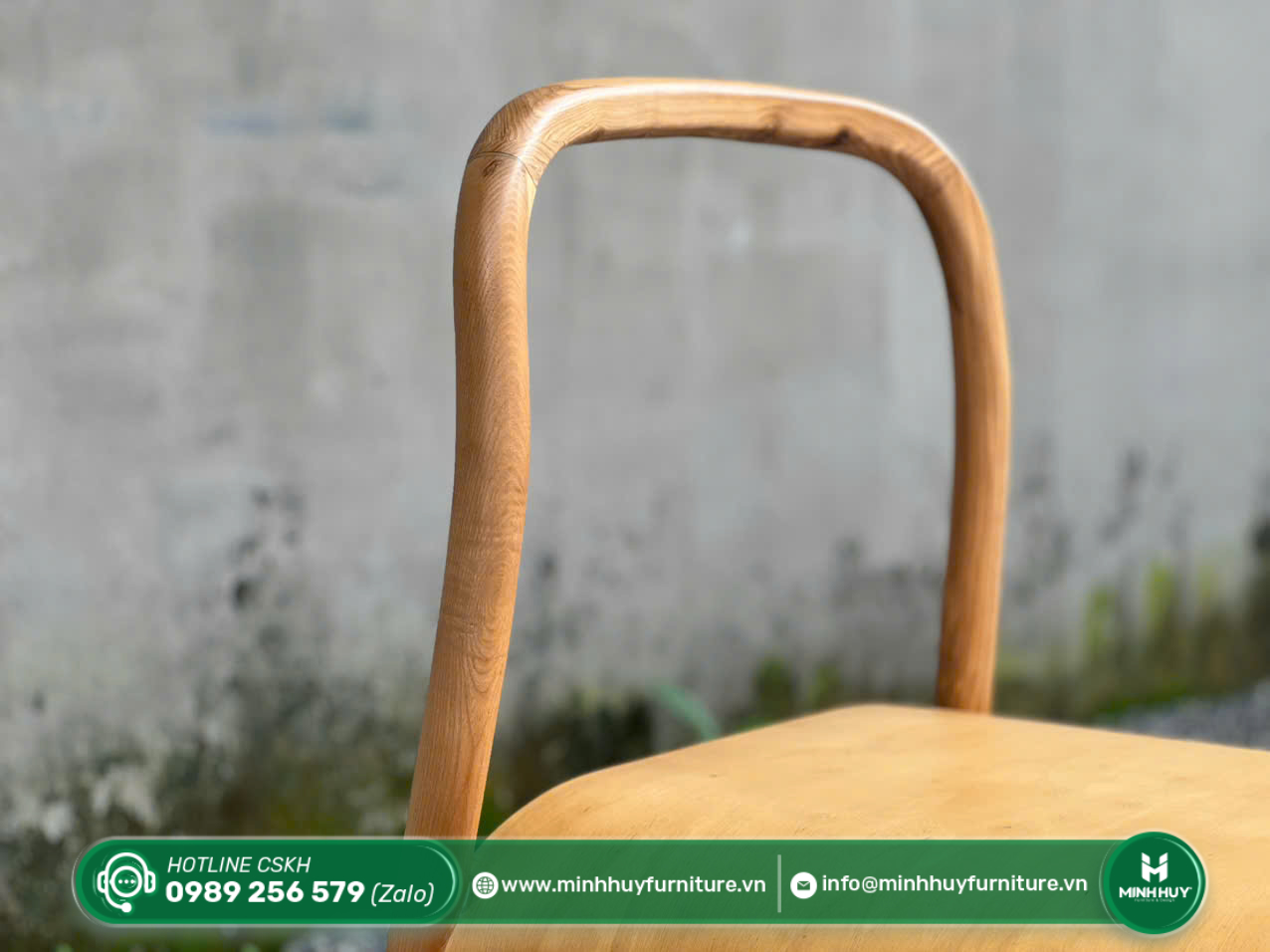 Hình ảnh thực tế mẫu Ghế Gỗ Uốn Cong Minimal MH111