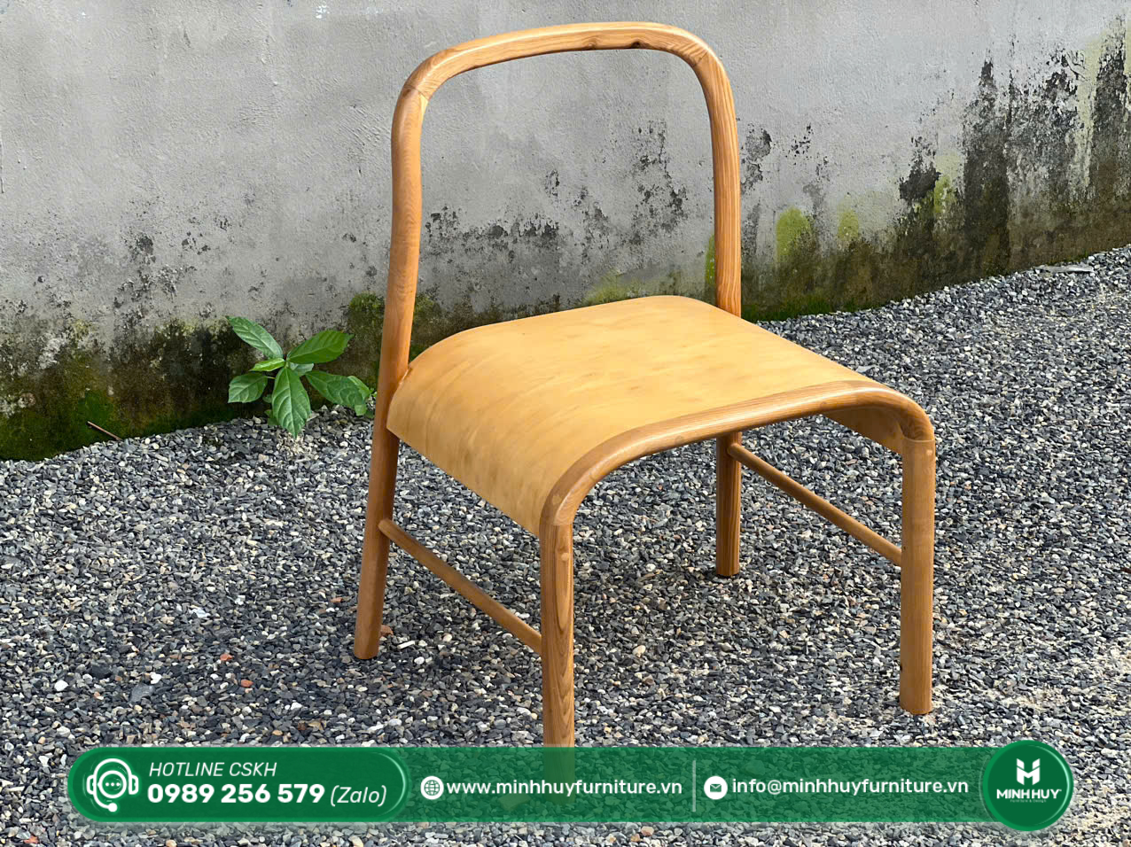 Hình ảnh thực tế mẫu Ghế Gỗ Uốn Cong Minimal MH111