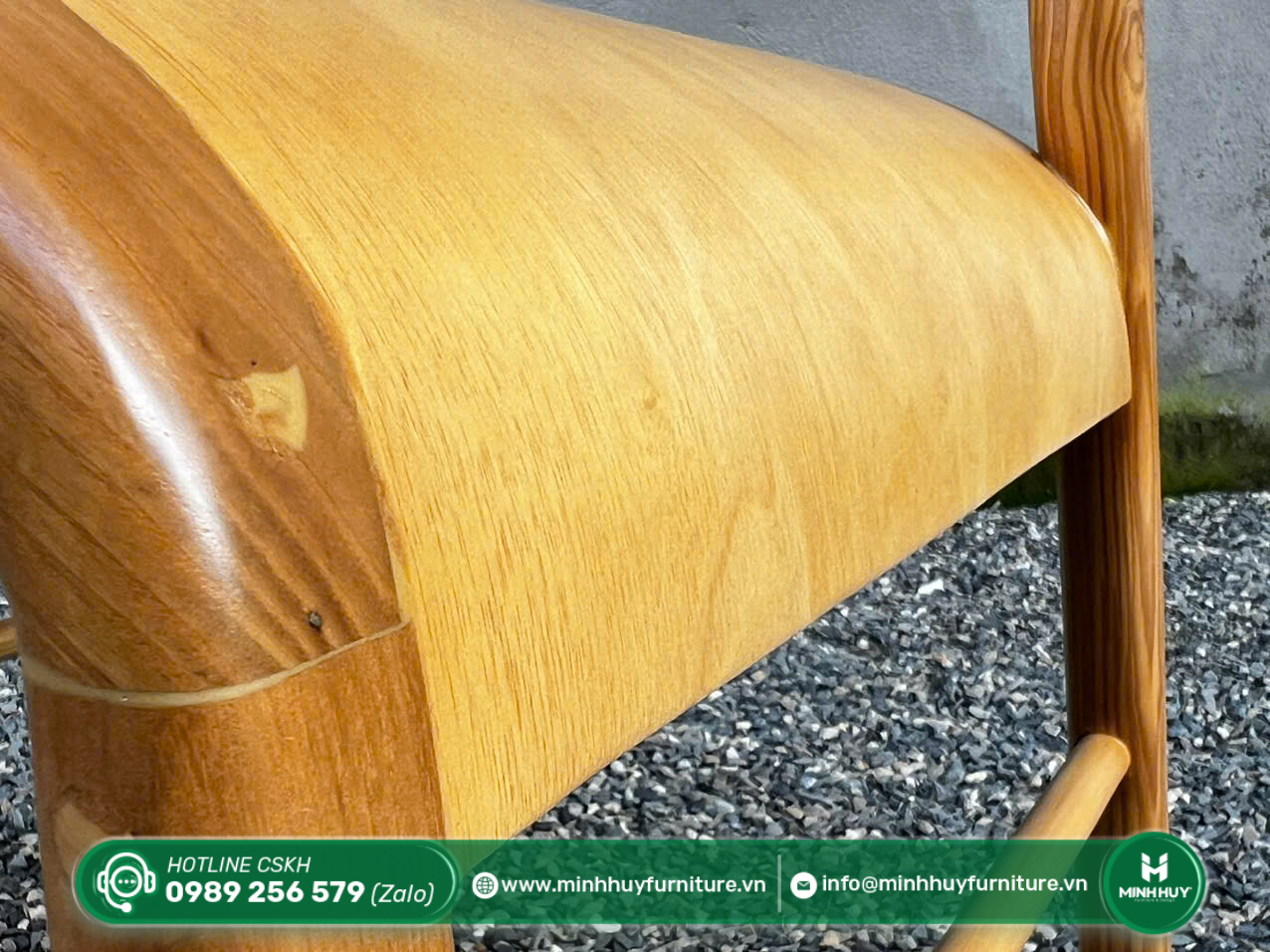 Hình ảnh thực tế mẫu Ghế Gỗ Uốn Cong Minimal MH111