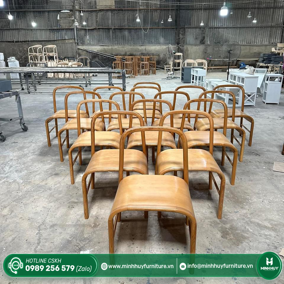 Hình ảnh thực tế mẫu Ghế Gỗ Uốn Cong Minimal MH111